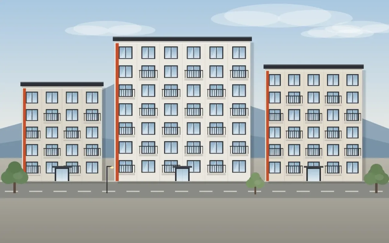 Komsu kapak görseli Apartman blokları